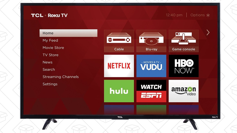 TCL 55" 4K Roku TV, $650